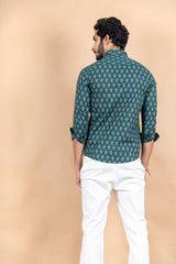 sanganeri printed shirt