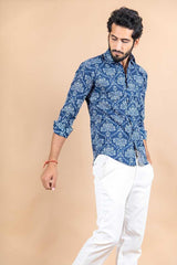 sanganeri printed shirt