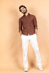 cotton printed shirt