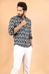 cotton printed shirts for men