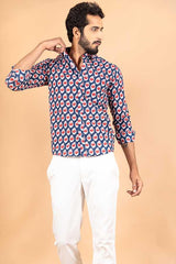 sanganeri printed shirt