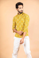 sanganeri printed shirt