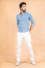 cotton printed shirts for men