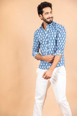 printed cotton shirts for men