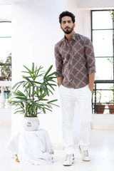 cotton printed shirts for men