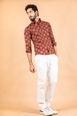 cotton printed shirt