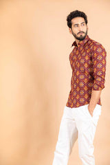 abstract printed shirts