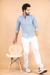 sanganeri printed shirt