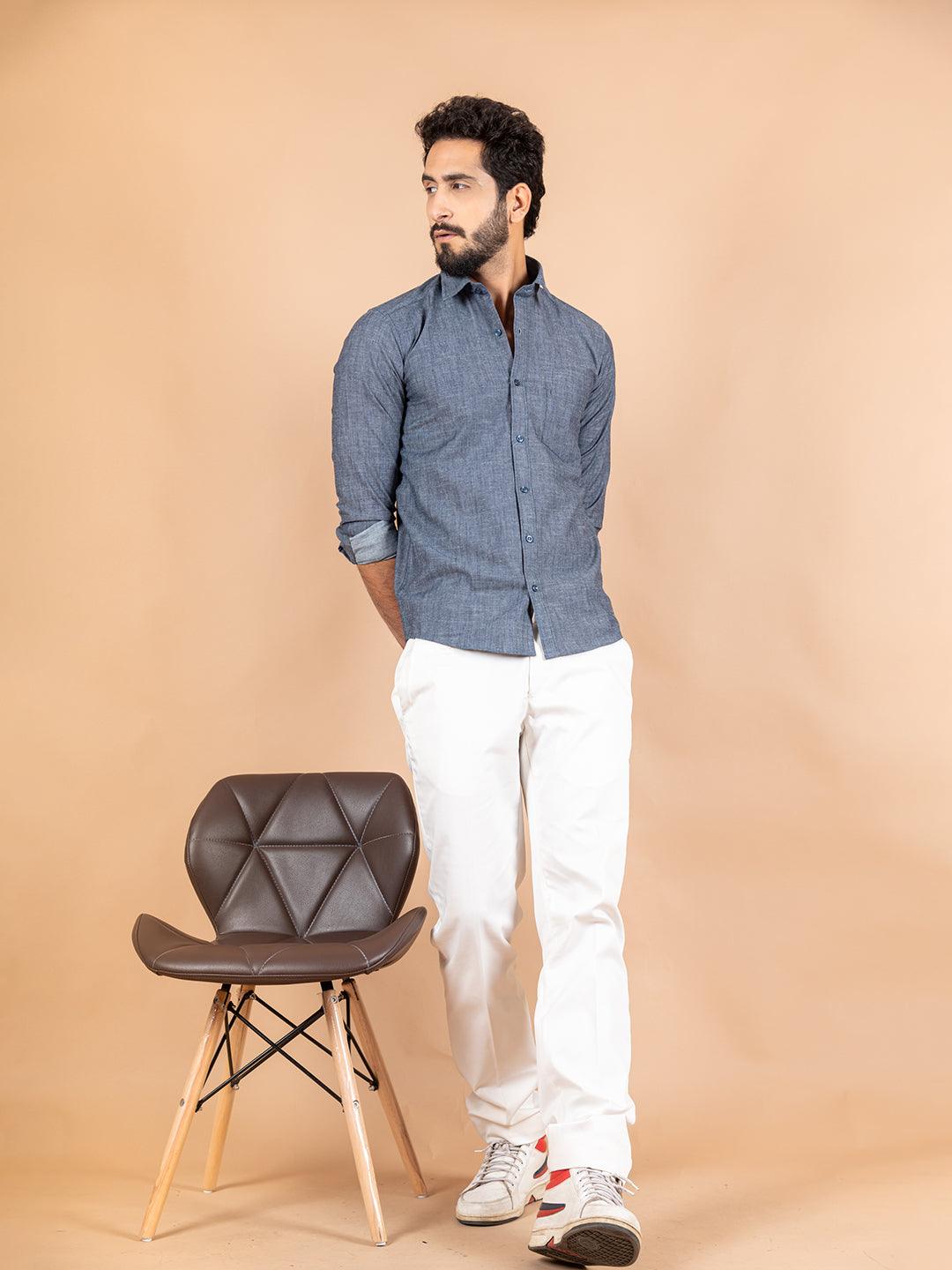 Buy online Noted Dobby Denim Fabric(spyker) from Clothing for Men by Unique  Fashion World for ₹800 at 15% off | 2024 Limeroad.com