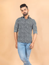 black printed shirt for men