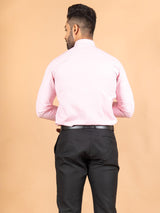 Pink Solid Cotton Shirt - Tistabene