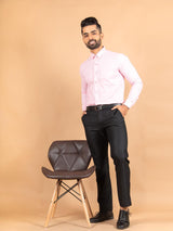 Pink Solid Cotton Shirt - Tistabene