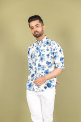 sanganeri printed shirt