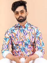 mens printed cotton shirts