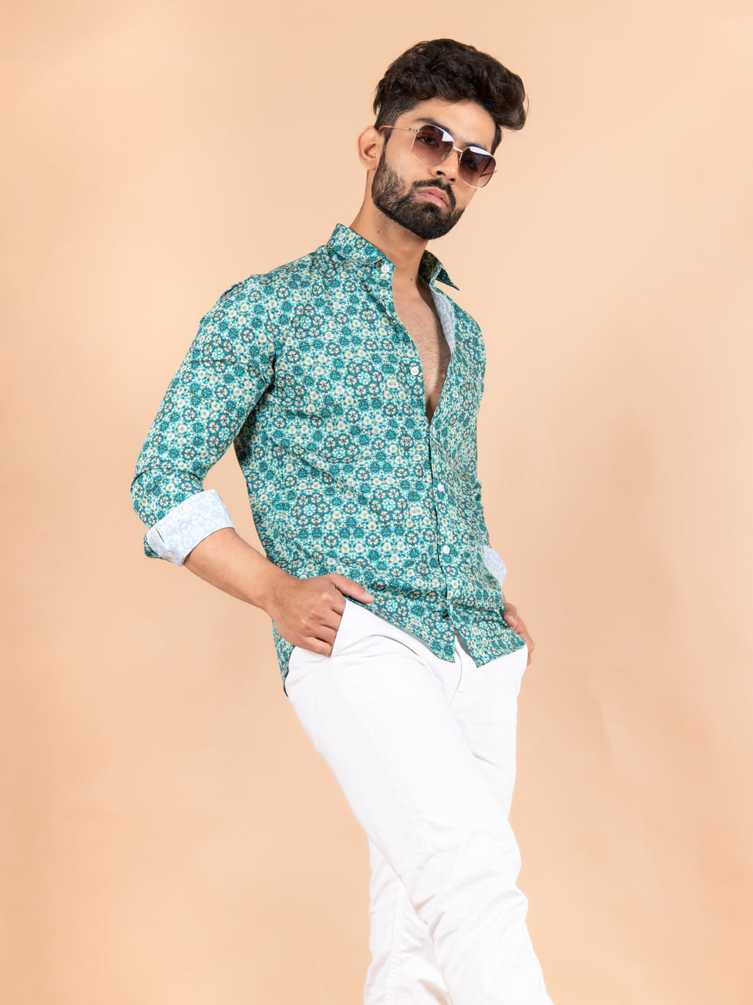 Green clearance designer shirt