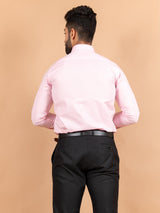 Baby Pink Linen Shirt - Tistabene