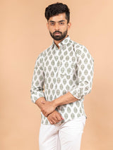 sanganeri printed shirt