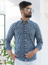 sanganeri printed shirt