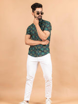 block printed shirt