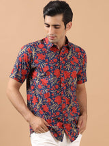 sanganeri printed shirt