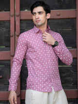 sanganeri printed shirt