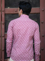 block printed shirt