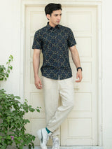 cotton printed shirts for men