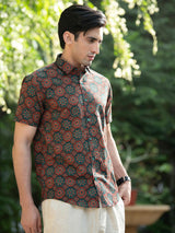 sanganeri printed shirt