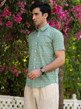 sanganeri printed shirt