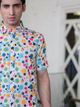 abstract printed shirts