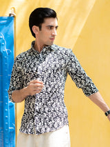 abstract printed shirts