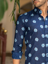 sanganeri printed shirt