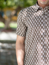 Brown Printed Shirts online