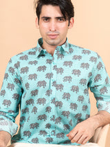 Elephant Printed shirts for men