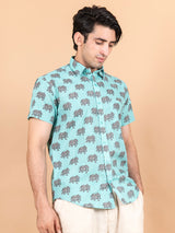 elephant print shirt mens