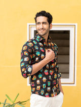 sanganeri printed shirt