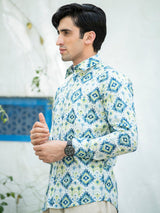 sanganeri printed shirt