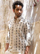 sanganeri printed shirt