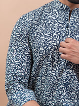 sanganeri printed shirt