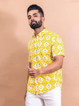 sanganeri printed shirt