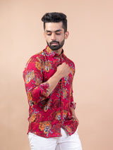 sanganeri printed shirt