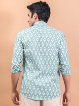 cotton printed shirts for men