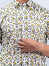 sanganeri printed shirt