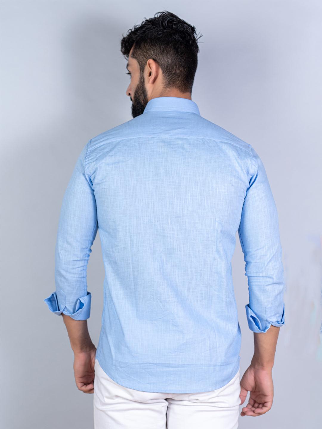 Buy Latest mens denim shirts long sleeve Online In India – Fly69