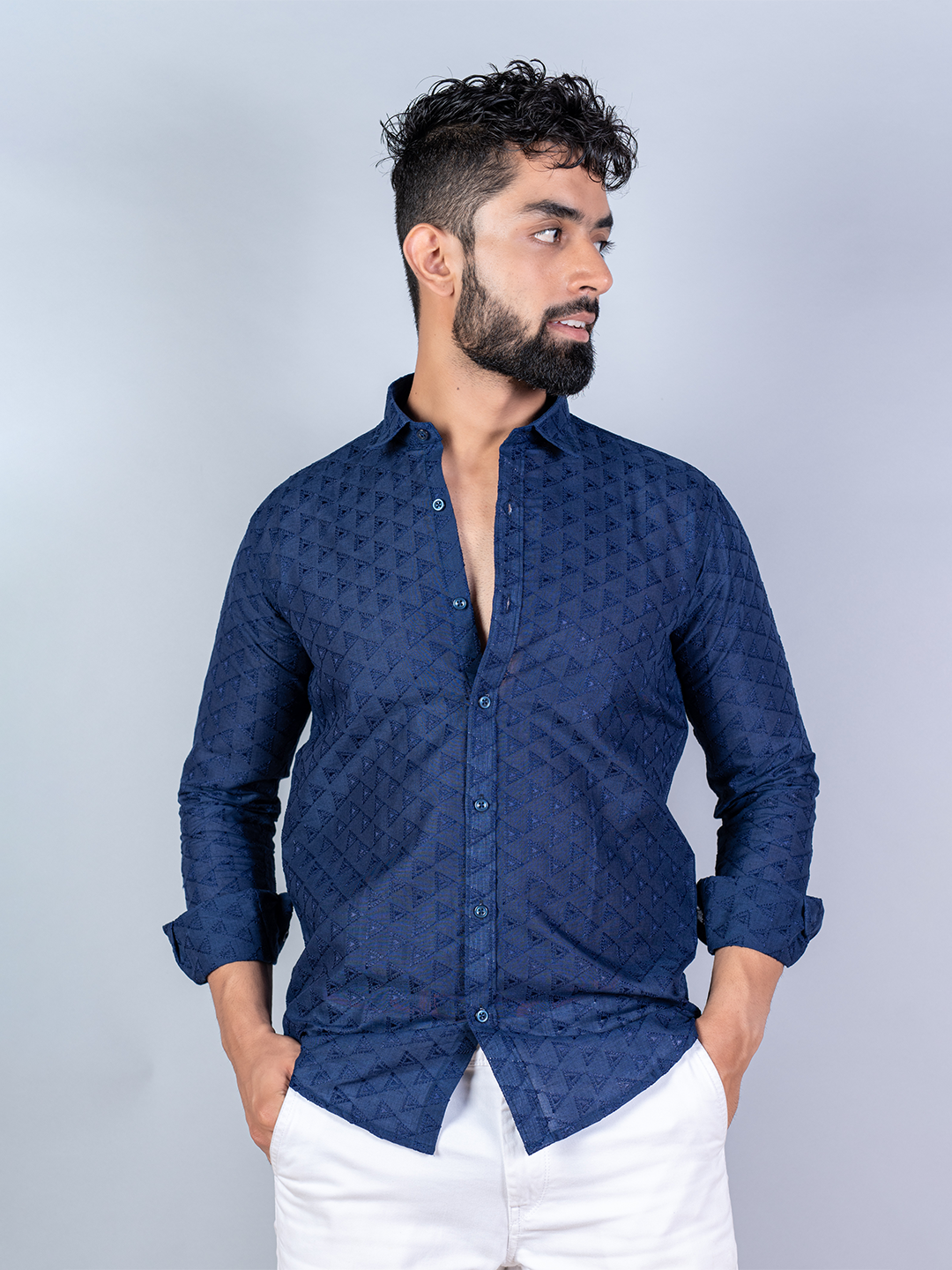 Buy Men's Modern Embroidered Shirts for a Distinctive Wardrobe - Tistabene