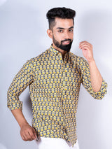 printed cotton shirts for men