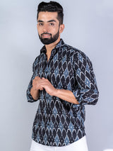 sanganeri printed shirt