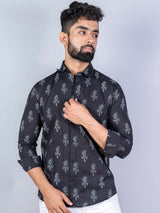 black printed shirt for men