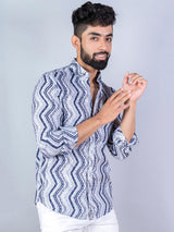 sanganeri printed shirt