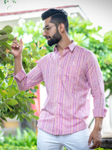 striped printed shirt